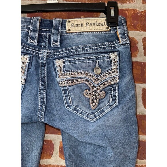 Rock Revival Betty skinny stretch jeans size 24” - Picture 6 of 9